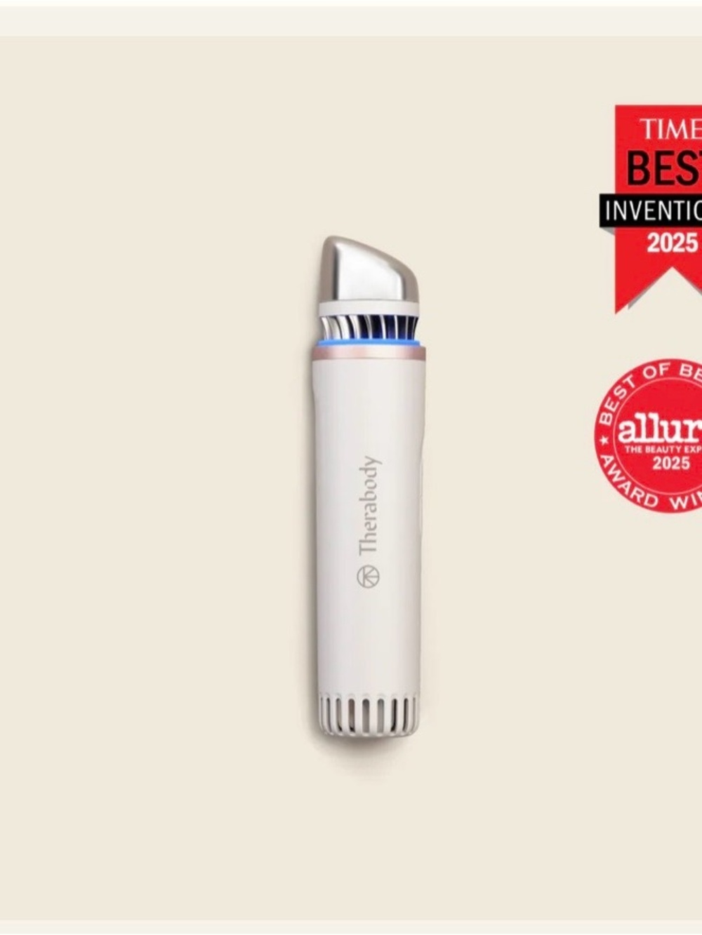 Therabody TheraFace Depuffing Wand - White Cold & Hot Therapy Beauty - Picture 12 of 13